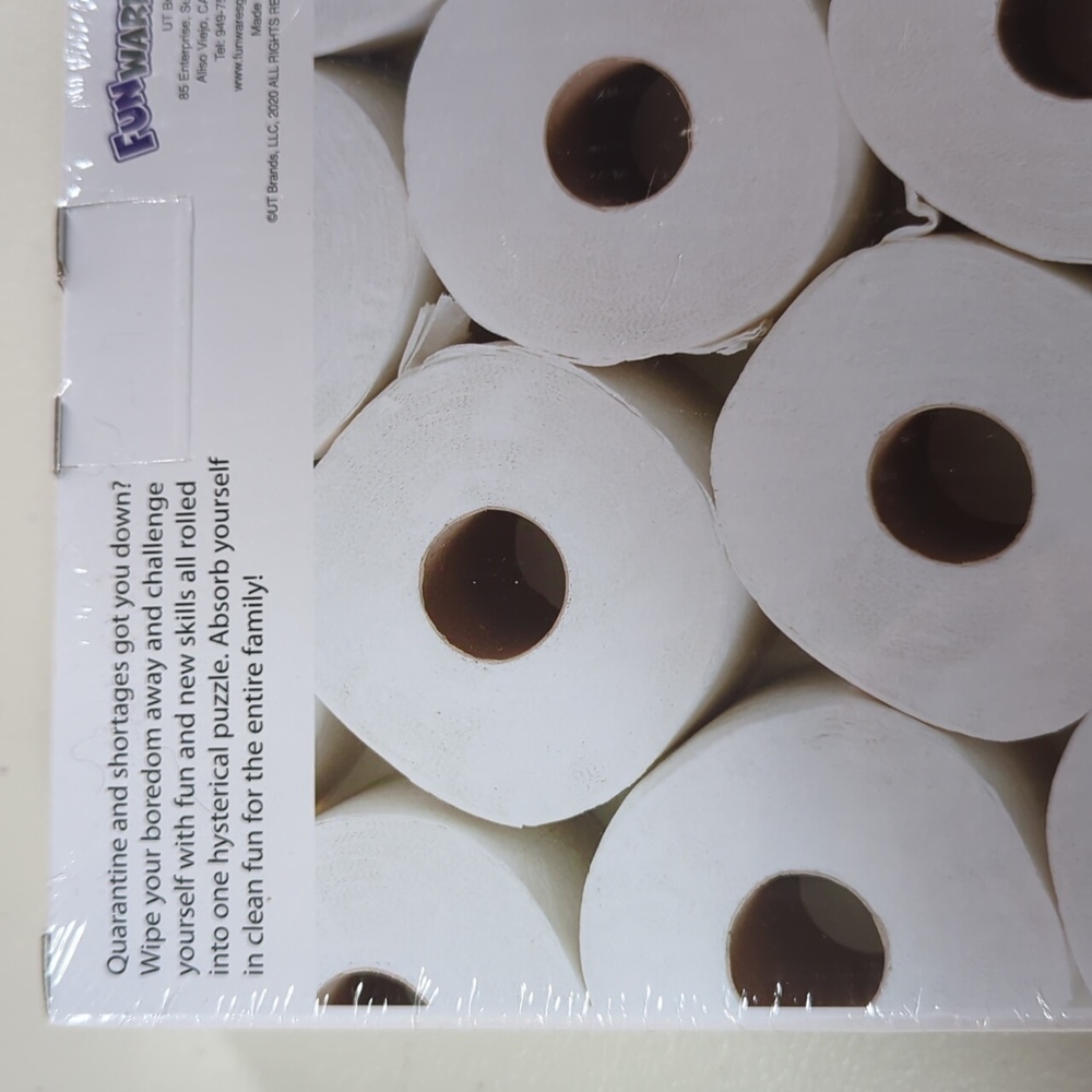 Jigsaw puzzle, toilet paper pattern. - Picture 4 of 5